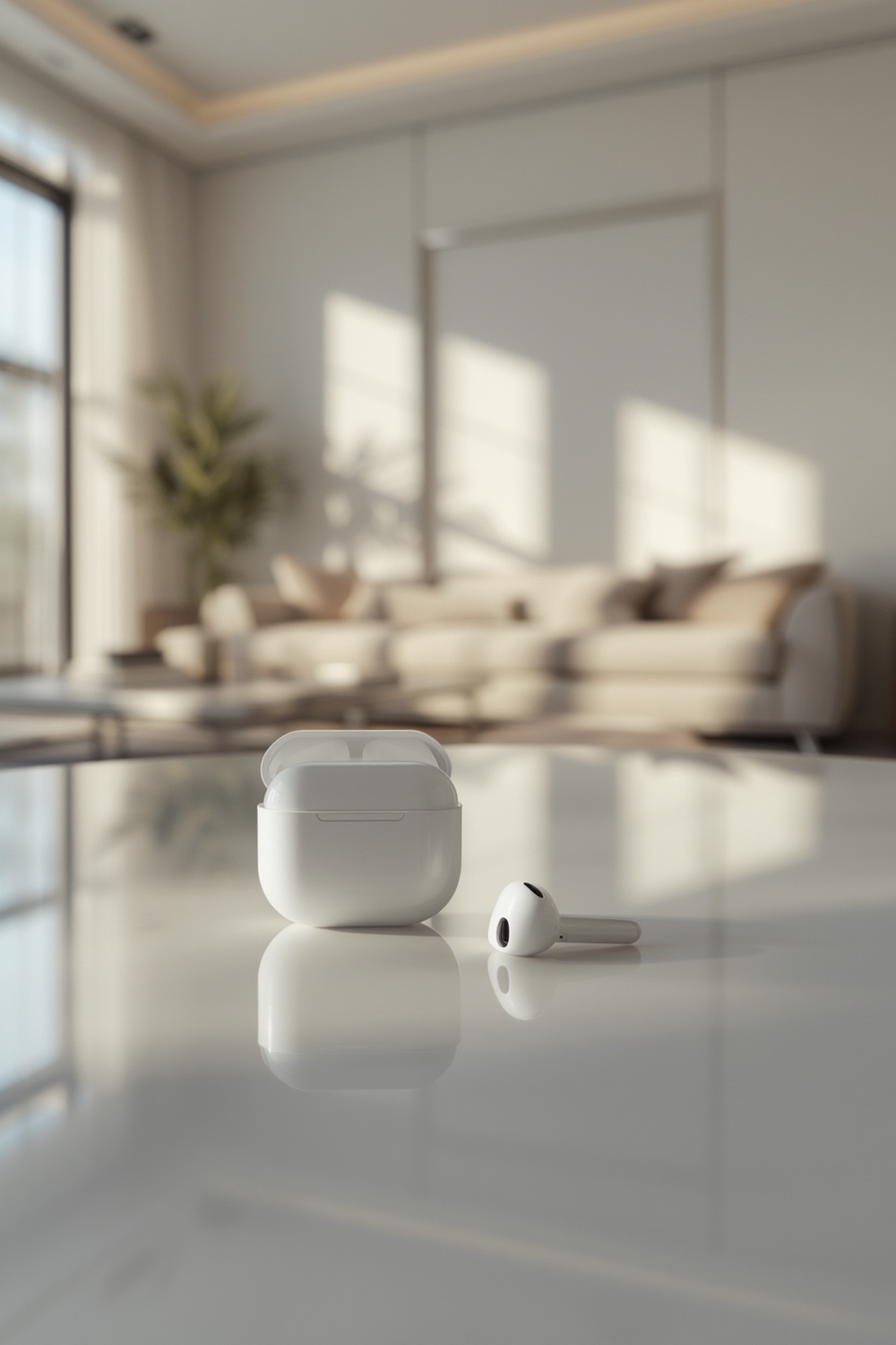 airpods earbuds product view