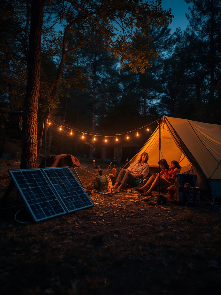 portable power station solar generator 1 - Illustration 3