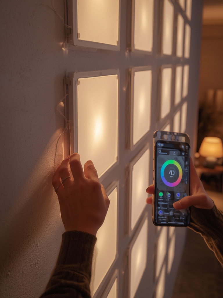 Smart LED Light Panels Wall 2: 7 Amazing Ways to Transform Your Space (Proven Guide) 2 smart led light panels wall 2 - Illustration 2