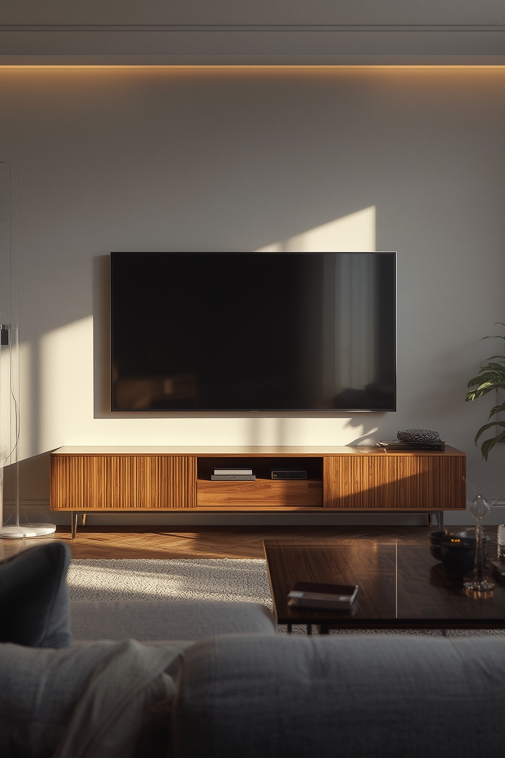 crystal uhd 4k smart tv front view