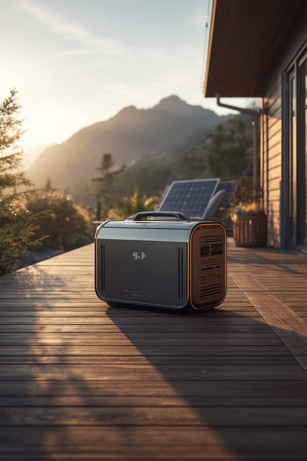 portable power station solar generator 4 - Illustration 1