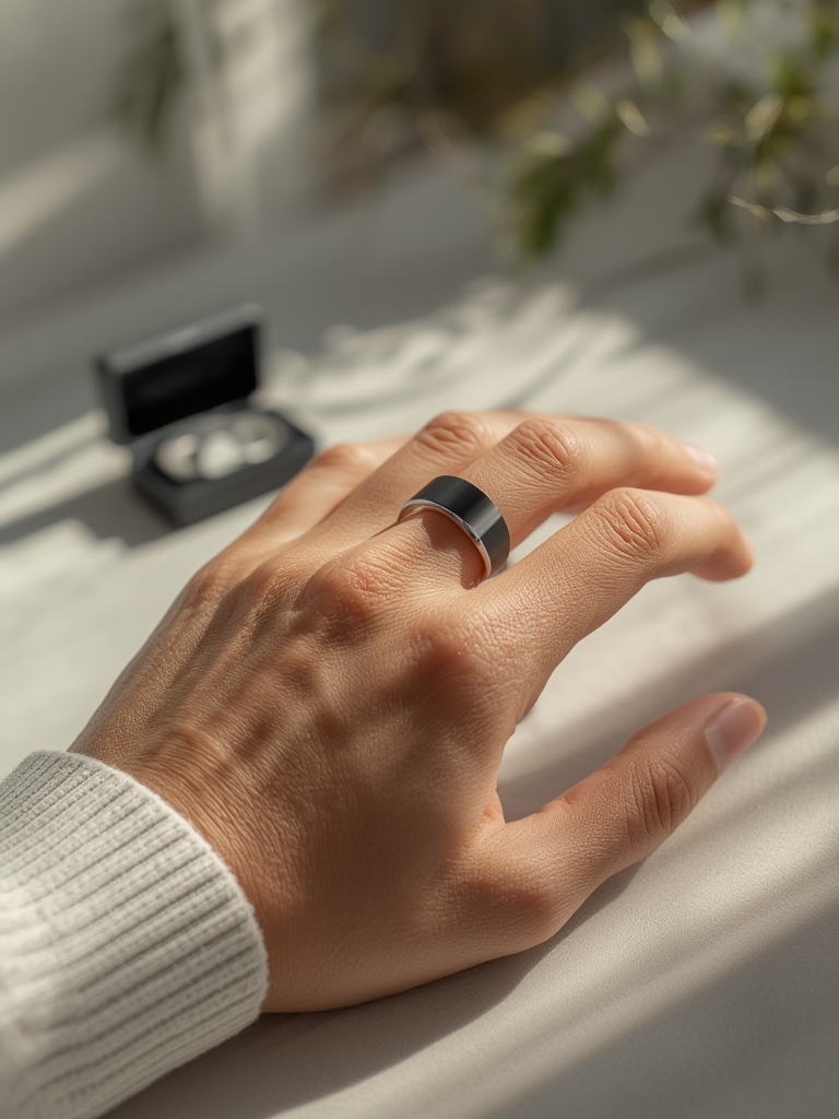 smart ring sizing kit with plastic gauge for ring size guide reference