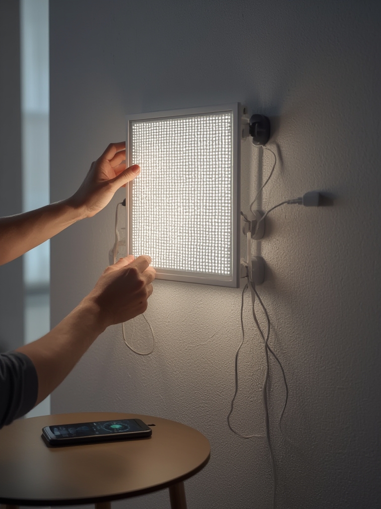smart led light panels wall 4 - Illustration 2