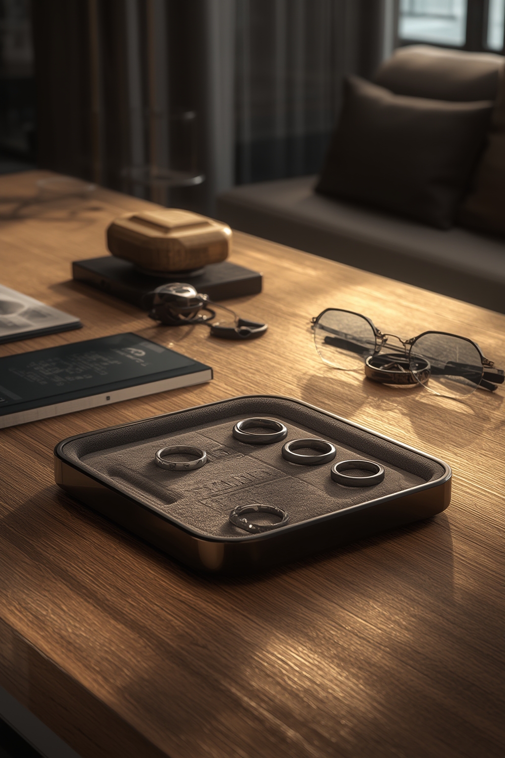 smart ring sizing kit for exact finger fit and wearable technology comfort