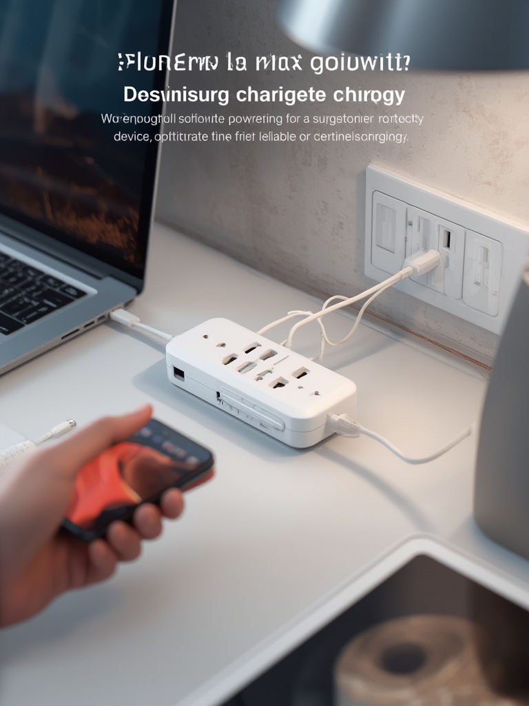 surge protector with usb power strip and extension cord