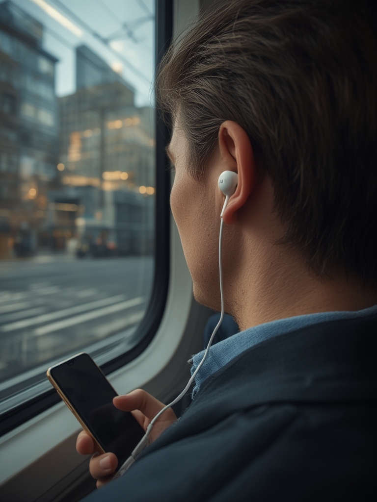 usb c headphones closeup