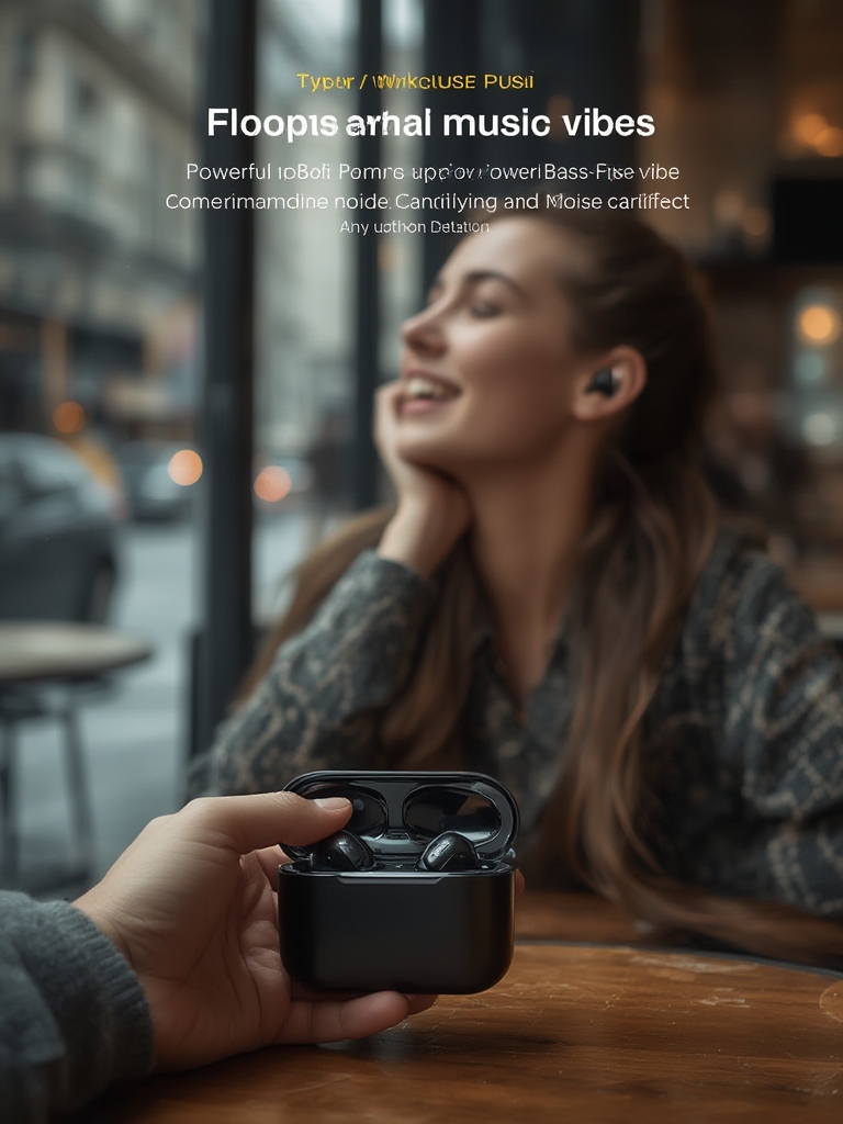noise cancelling wireless earbuds charging