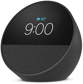 amazon echo spot wireless speaker and voice assistant interface