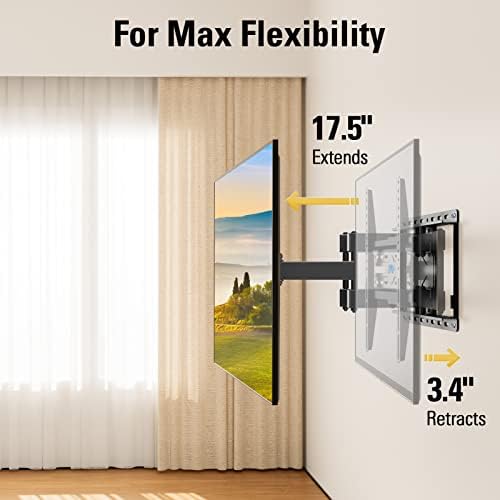 tv wall mount heavy-duty full motion bracket home entertainment installs