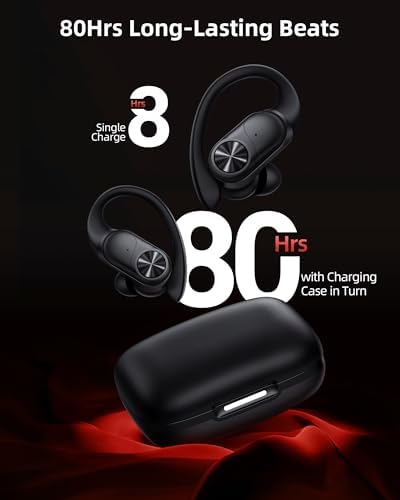 2026 PocBuds Wireless Earbuds: Ultimate Guide to Amazing Wireless Earbuds with 80hrs Playtime 2 pocbuds wireless earbuds closeup showing earhook and hd voice mic