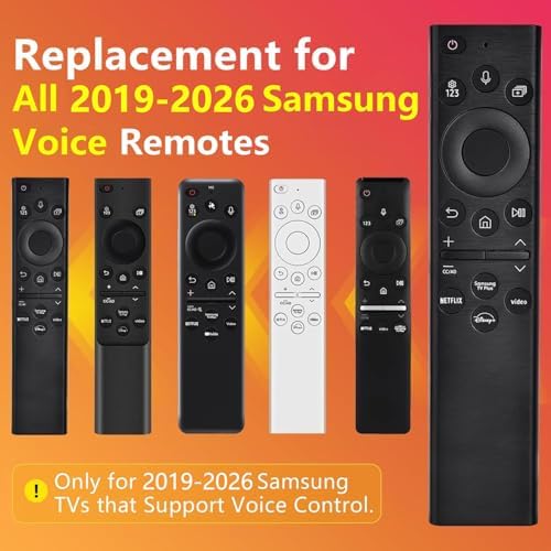 samsung tv remote replacement 2019-2026 robust eco friendly material remote rear view