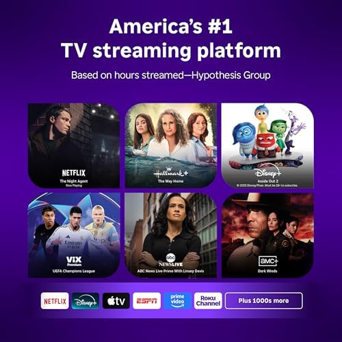 roku smart tv 40 inch flat screen for streaming tv family entertainment sports