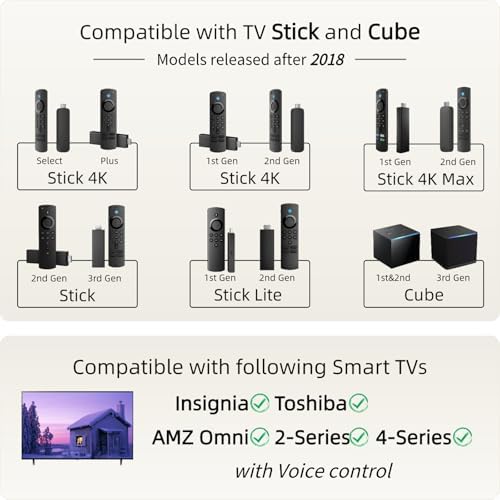 orqrqo replacement remote streaming device voice control remote