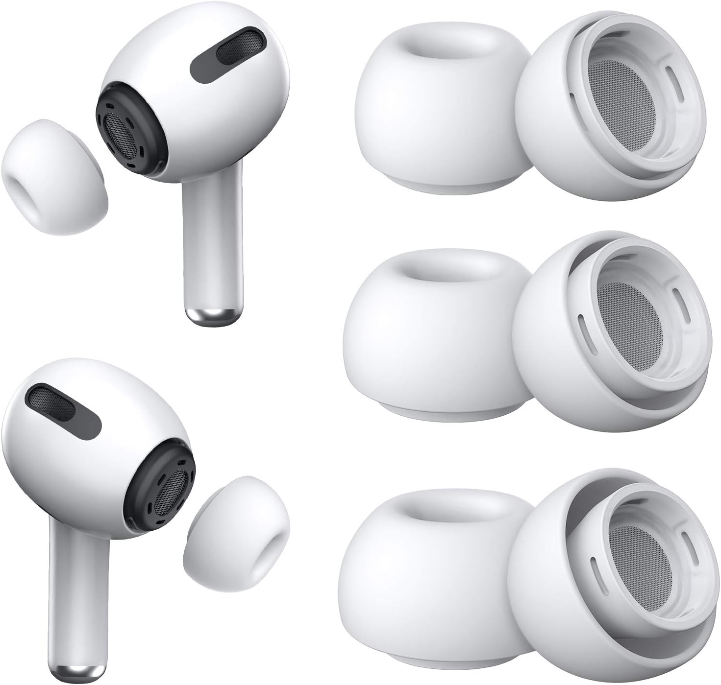 Airpods Pro Replacement Ear Tips: 2026 Ultimate Guide to Best Solutions 1 airpods pro replacement ear tips with dust guard and noise reduction