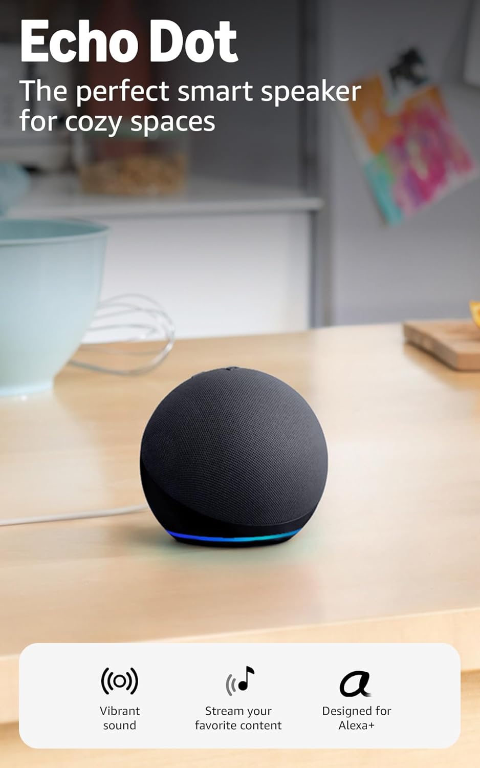 Amazon Echo Dot: 5 Ultimate Steps for Amazing Results in 2026 1 Amazon Echo Dot - Amazon Echo Dot on a desk with smart home devices