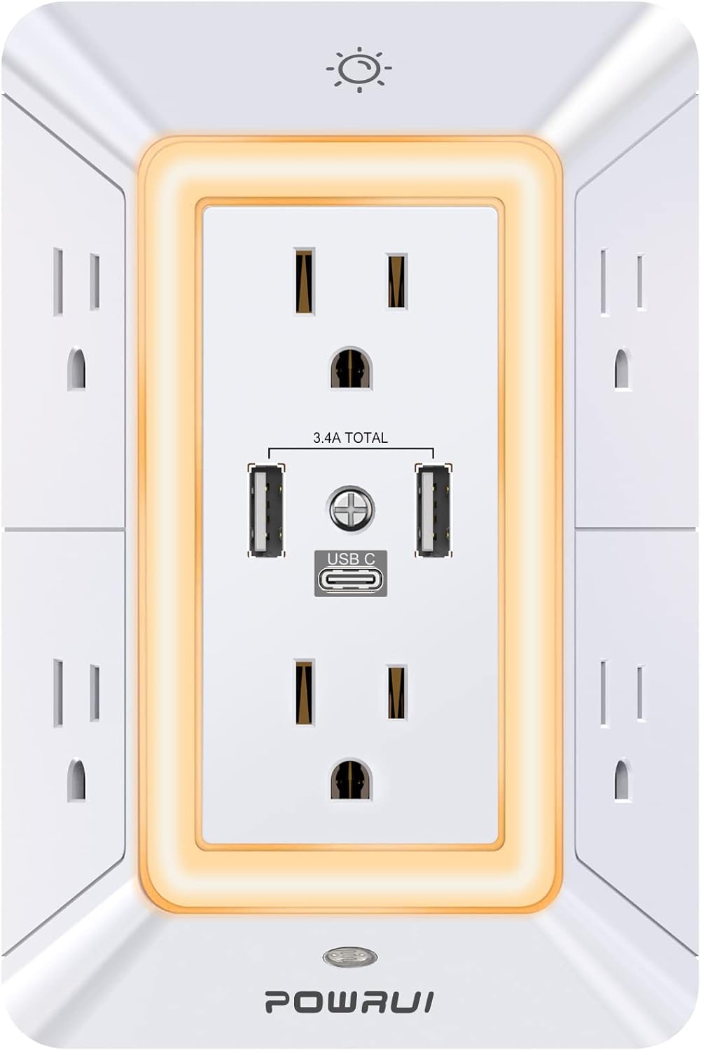 POWRUI Multi Plug Surge Protector: 7 Ultimate Solutions for Easy 2026 Protection 1 powrui multi plug surge protector outlets and usb
