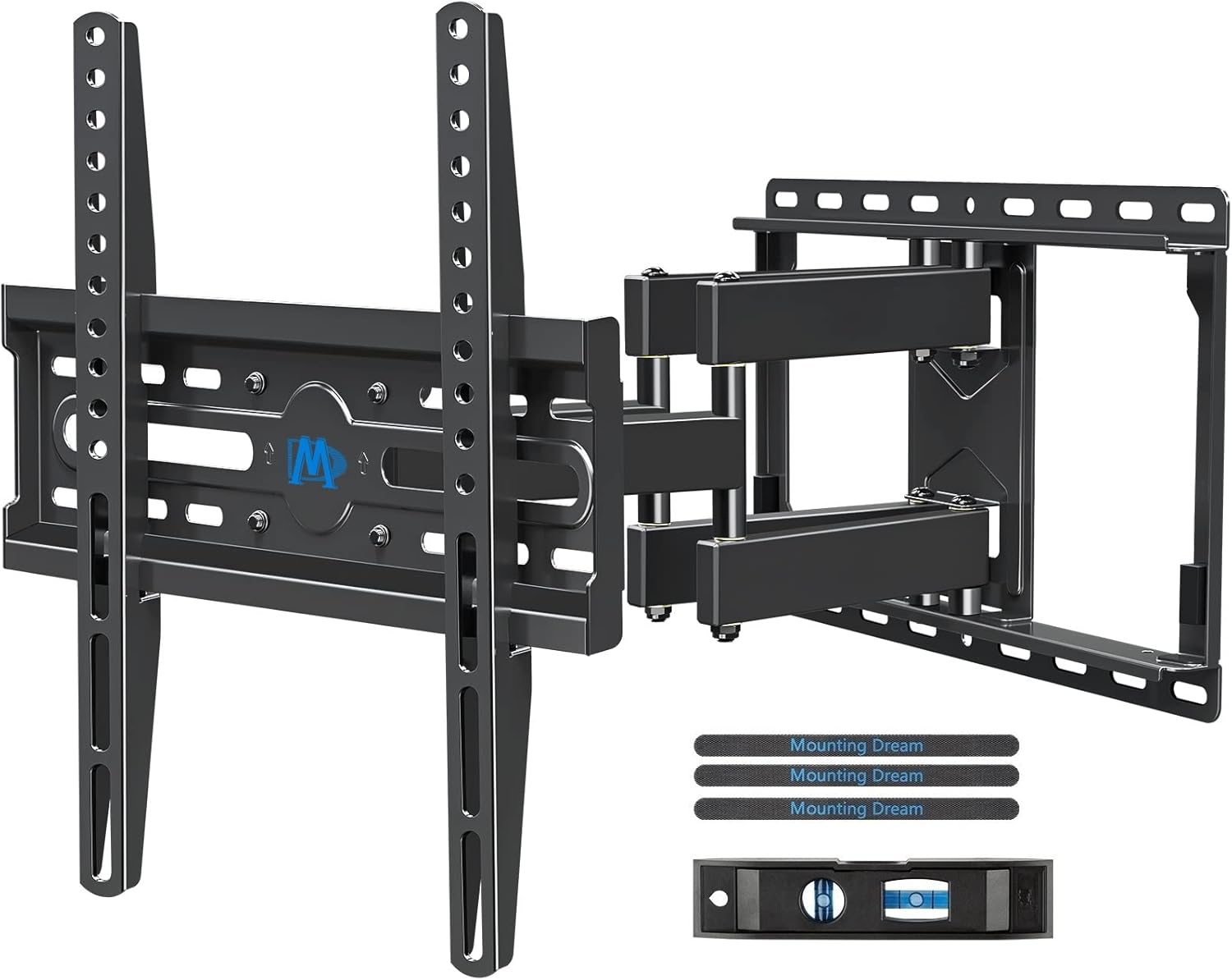 tv wall mount full motion bracket swivels and tilts for enhanced viewing experience