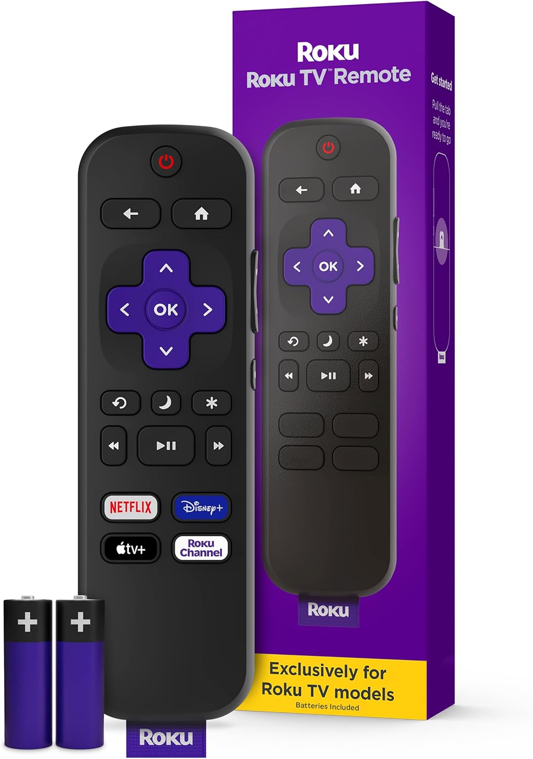 roku tv remote control official for roku tv setup and streaming