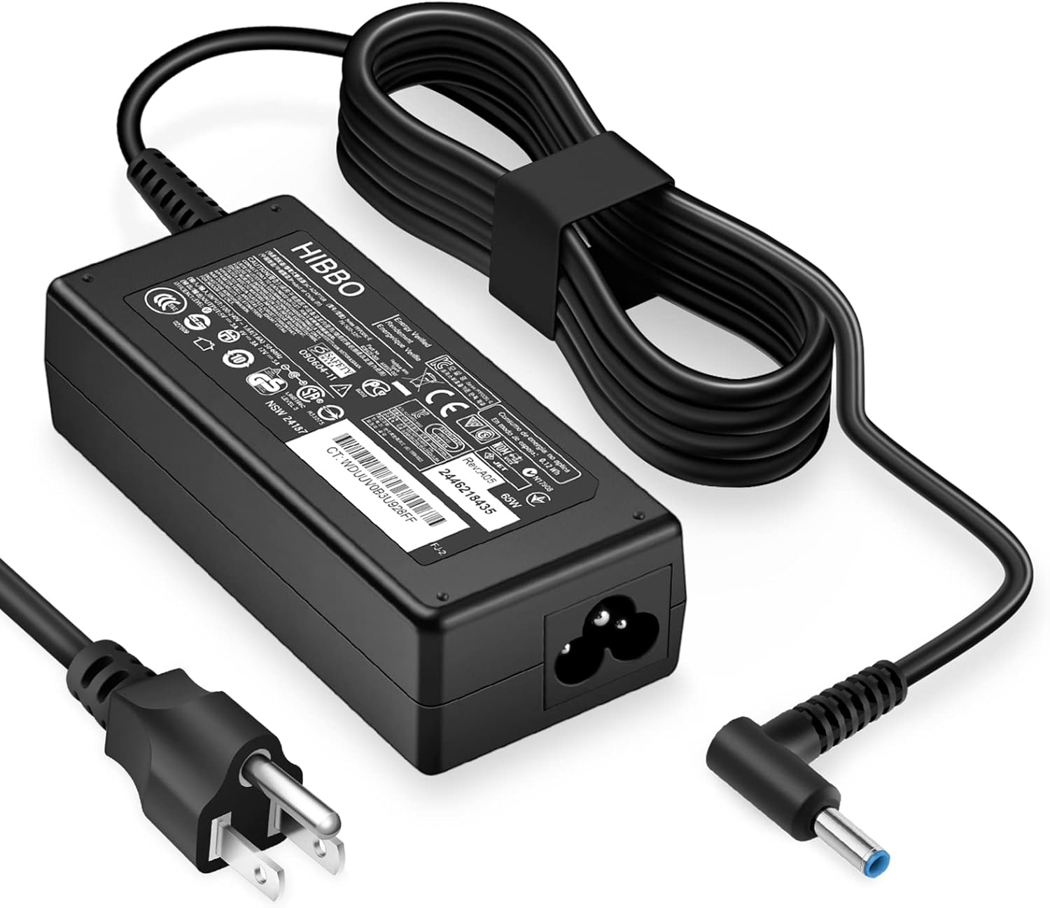 HP Laptop Charger: 2026 Ultimate Guide for Amazing Fast Charging Solutions 1 hp laptop charger showing blue tip design and compact adapter
