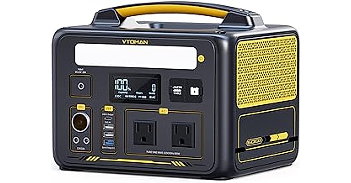 portable power station solar generator 12