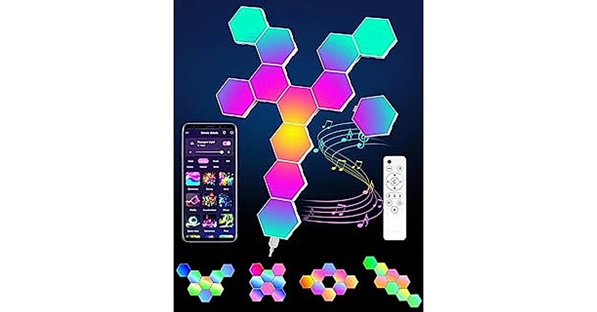 smart led light panels wall 12