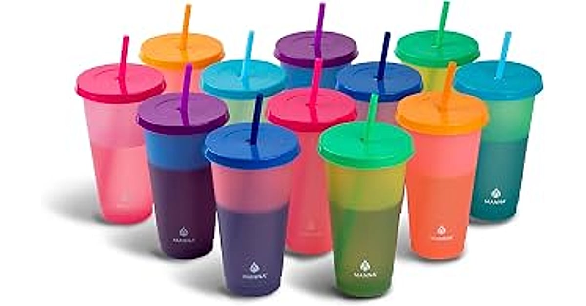 colorful rainbow drink