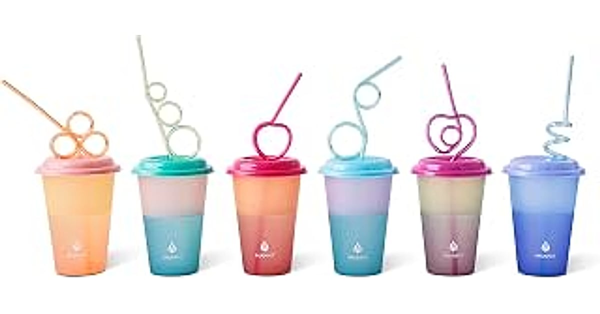 colorful rainbow drink