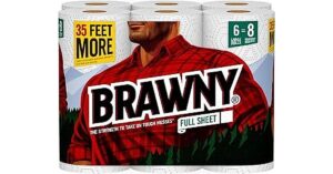 brawny tear