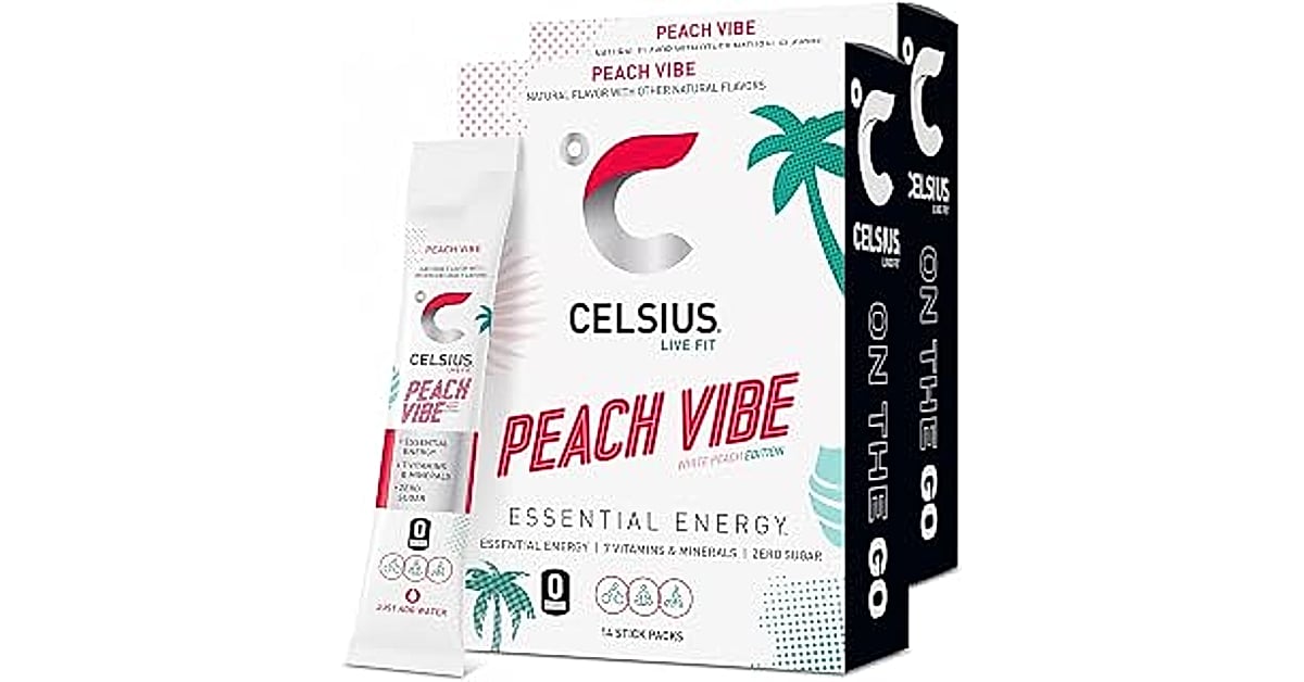 celsius peach vibe
