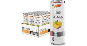 celsius peach vibe