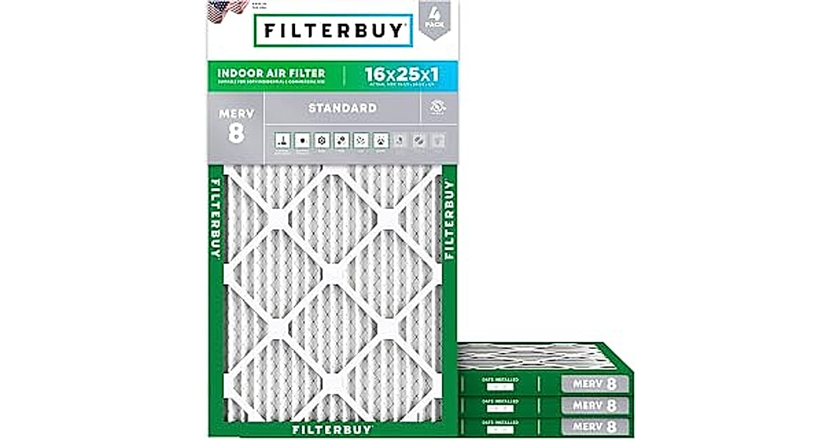 FilterBuy 16x25x1 Air Filters: 5 Best Ways to Improve Your Home's Air Quality 2 filterbuy 16x25x1 air