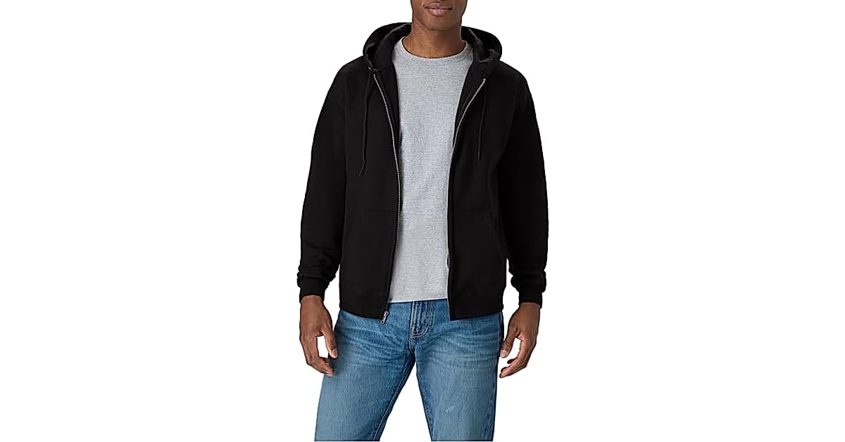 hanes men's zip