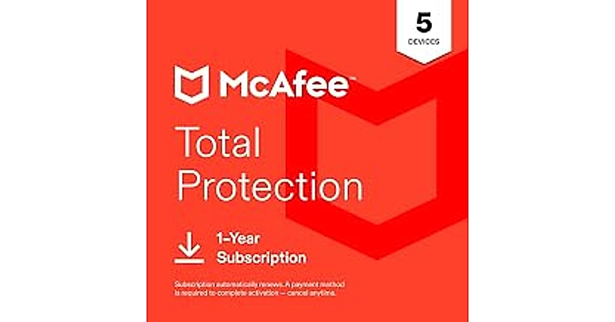 mcafee total protection