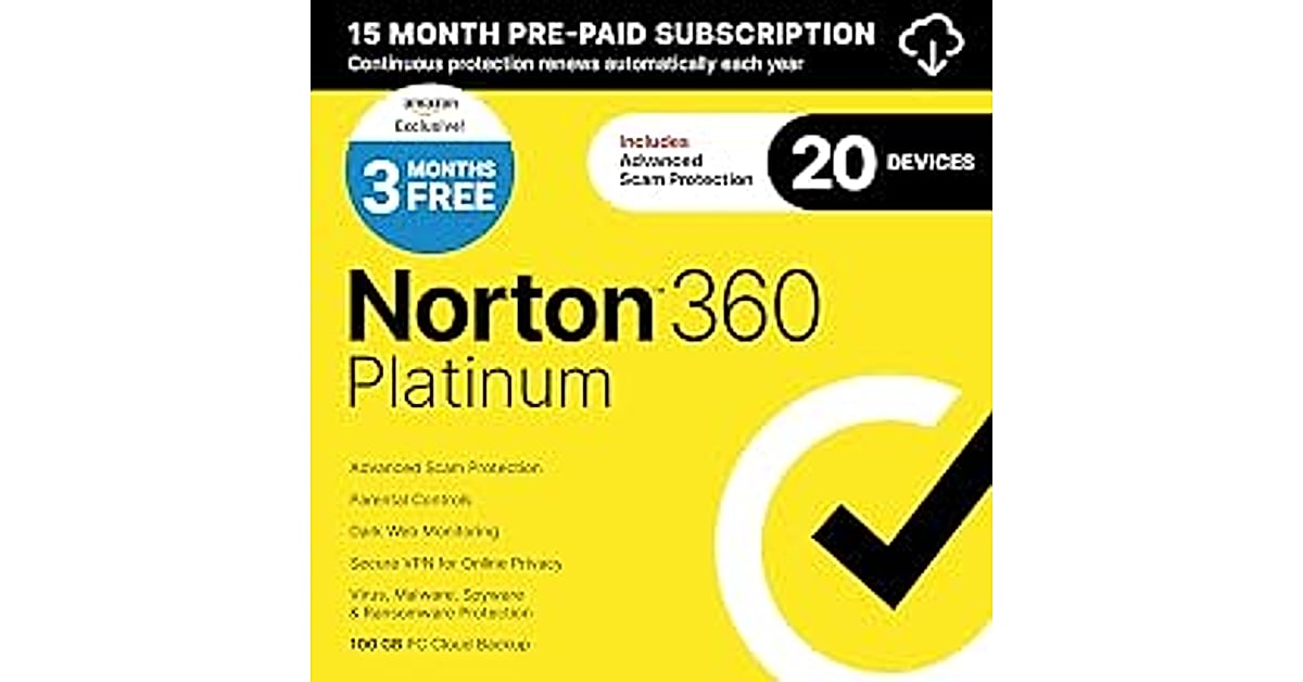 Norton 360 Platinum: 5 Amazing Ways to Secure Your Digital Life 2 norton 360 platinum