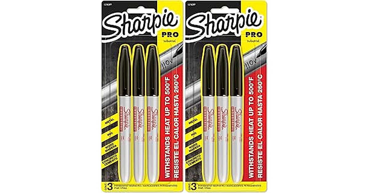 sharpie permanent markers