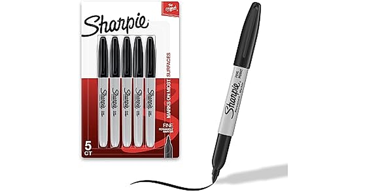 sharpie permanent markers